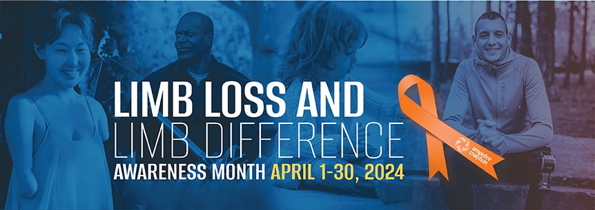 Limb Loss and Limb Difference Awareness Month banner